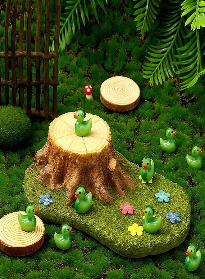 Realspring 100 Pcs Mini Resin Dinosaur Ducks Bulk Dinosaur Duck Miniatures Miniature Animals for Christmas Party Fillers Favors Home Miniature Landscape Ornaments Cake Garden Party Decoration - Image 4